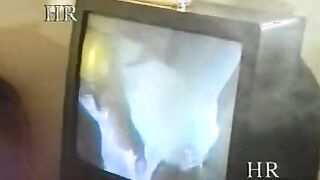Italian porn on VHS with swinger couples inside masks #8