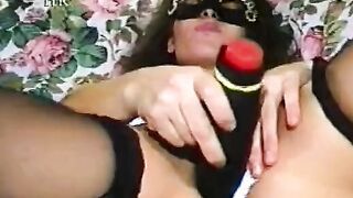 Italian porn on VHS with swinger couples inside masks #5