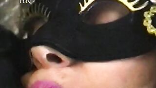 Italian porn on VHS with swinger couples inside masks #5