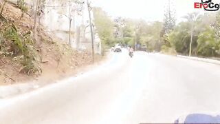 accidental cumshot - he cum too fast at german slim Cougar real Sexdate