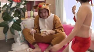 Miku Aoyama - Home Soapland Experience. Angelic bimbos Came to Me, Who Would Have Spent Christmas