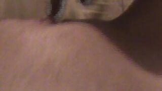 Licking her nipple, leaking pre-cum on her nipple and clitoris!