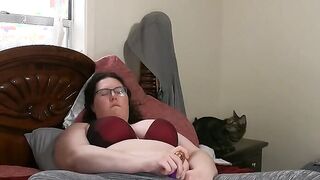 Thick milf Squirting into Pants with Soaked Crouch