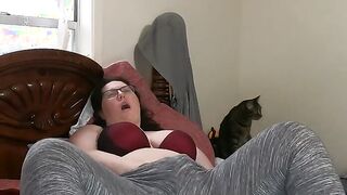 Thick milf Squirting into Pants with Soaked Crouch
