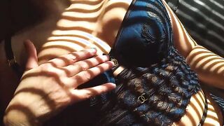 Charming Mom inside Underwear and Heels Screwed and Creampied by a Huge Penis