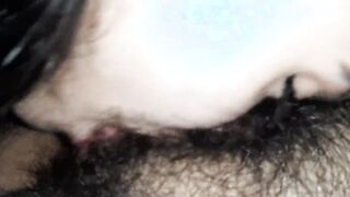 Mouthfucking my gf after a big separation on New Year's Eve and cumming thrice - Dyke-illusion