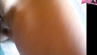 German african mom private 3 way mmf into kitchen