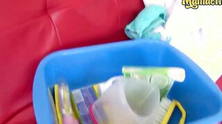 MAMACITAZ - #Valeria Matasanos - Teens Latina Maid Takes Gigantic Dick From