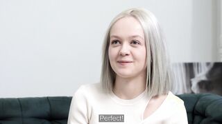 Thin innocent blonde Marie Poucette gets hardcore fuck