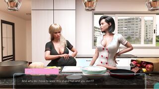 MIDNIGHT PARADISE #69 • 2 big titted milfs and on long cucumber