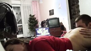 Voluptuous stepsister takes a amazingly Bombshell deep pounding