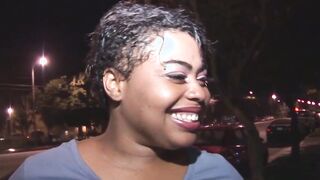 Black thug fucks gigantic fat baby mamma from the hood