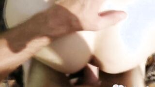 Freaky Girl getting a dick while outdoor