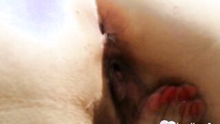 Freaky Girl getting a dick while outdoor