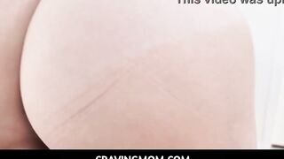 CravingMom - Red Haired big titted cougar stepmom cant without his strong thing