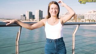 CHICASLOCA - SANDRA WELLNESS GIGANTIC ASS RUSSIAN CUTIE KINKY PUBLIC PUSSY FUCK