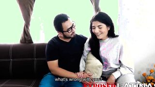 Alex's Big Cock Barely Fits Celene's wet Pussy