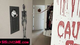Big Cock Trick or Treat for Turned On Step Sister