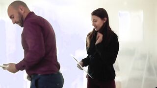 Contractor fucks desperate 19 year older ex-fiance Maya Woulfe
