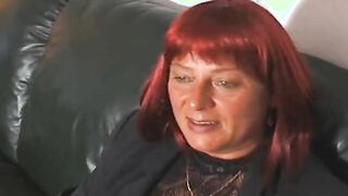 housewife blows vacuum cleaner salesman's nuts empty