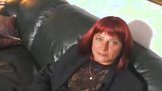 housewife blows vacuum cleaner salesman's nuts empty