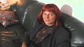housewife blows vacuum cleaner salesman's nuts empty
