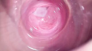 Camera deep into Mia's 18 yo tight snatch