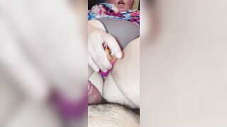 Squirting on a Rough Penis then Using Juices to Jerk and Taste Every Last Drop of