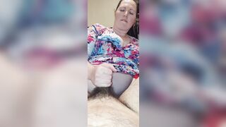 Squirting on a Rough Penis then Using Juices to Jerk and Taste Every Last Drop of