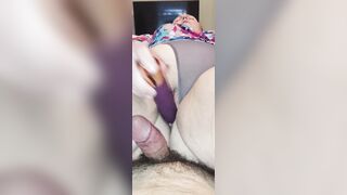 Squirting on a Rough Penis then Using Juices to Jerk and Taste Every Last Drop of