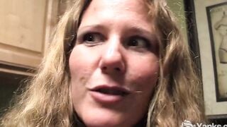 Big Boobed Yanks cougar Jade Talks And Grind Her Bushy Pussy