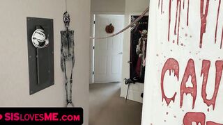 Gigantic dick Trick Or Treat For Turned On Step Sister