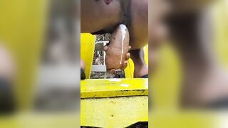 Nasty MILF Orgasm. Public Squirt.
