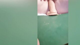 Close up of me fucking my toy