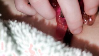 Gentle Squirting After a Dildo Session