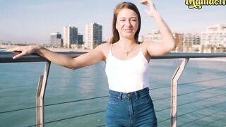 CHICAS LOCA Sandra Wellness Ride Latino Daddy On The Beach