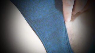 Cumming with no hands and with my lingerie on