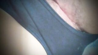 Cumming with no hands and with my lingerie on