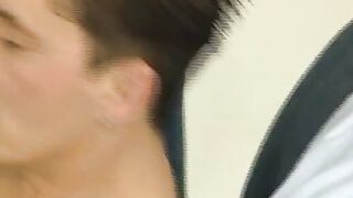 2 brothers pounded together greedy dark haired inside her cunt hole