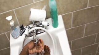 Toes bondage - tape #16