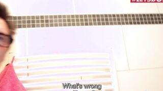 BUMSBESUCH - JEZZICAT GERMAN BOMBSHELL GETTING PLOWED INSIDE HER TIGHT CUNT INSIDE THE TOILET - LETSDOEIT