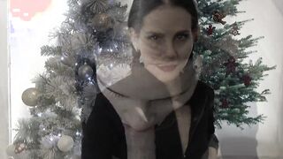 Wednesday Addams fucks into cowgirl and point of view blows for Xmas