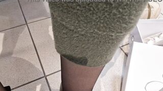 Sheer toes and new sneakers into outdoor 4k