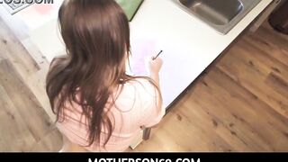 Perverted milf professor Havana Bleu taught bro sexy to boned her from the back