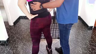 I banged my best friend's wifey when she was going to train at my house: it was bad but how can I stand her rich butt and even more so with the tight lycra she had on?