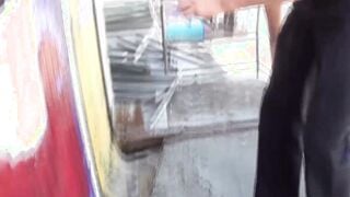 Sadie Santana Blows Security Guard