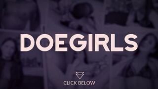 DOEGIRLS - Emily Bright point of watch Pounded Public On Picnic Sheets
