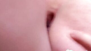 Amateur red head takes a pecker on camera