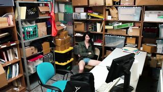 Shoplyfter - Skinny 18 yo (Alex Harper) Blackmailed and Stripped Down