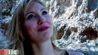 First porn casting of Cristal Cherry, a Spanish hot with a dream body
